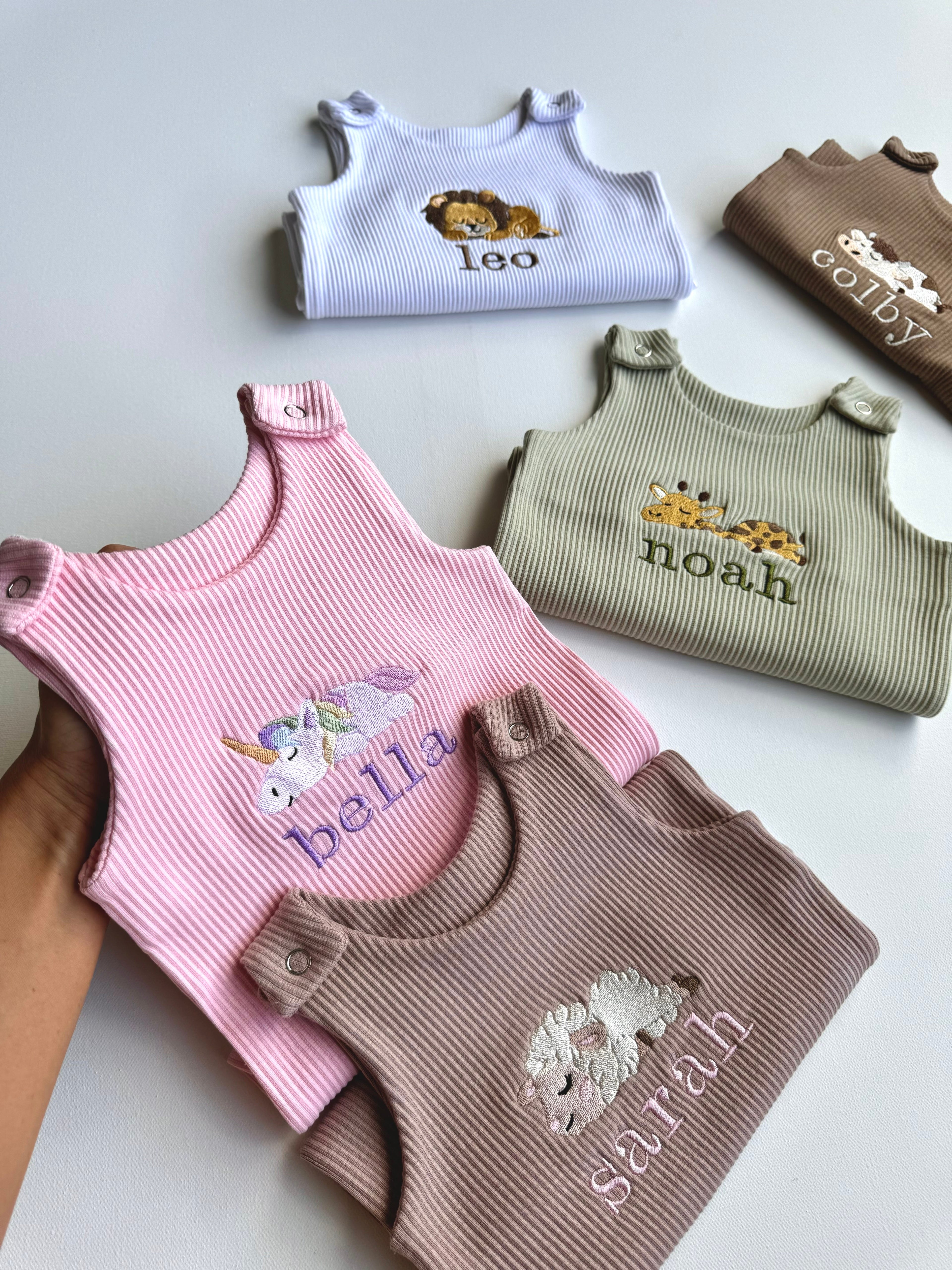 Farm Theme Personalised Dungarees