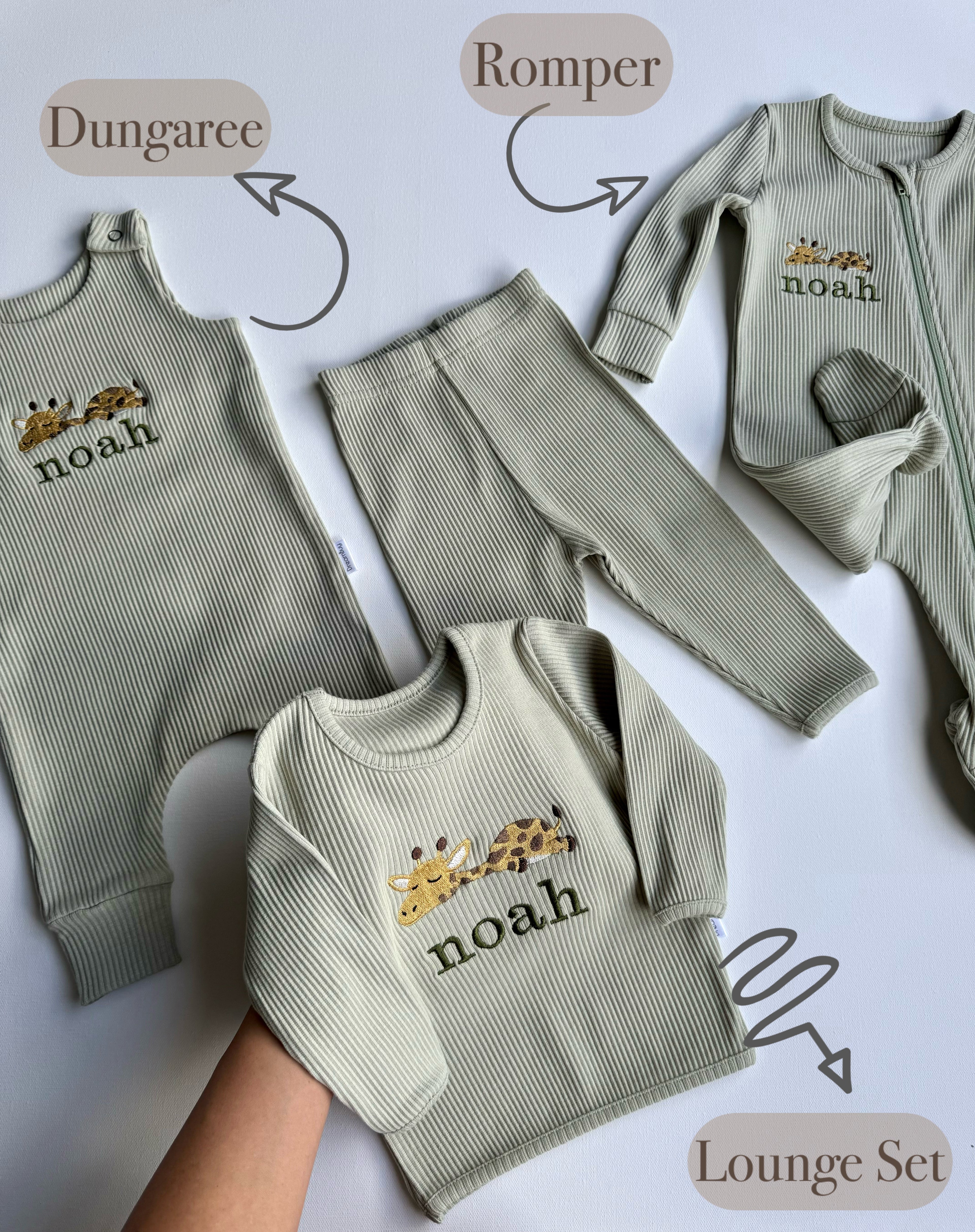 Farm Theme Personalised Dungarees